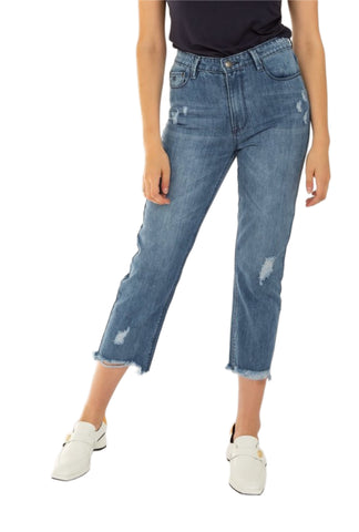 RES DENIM Women's Blue Bailey Straight Jeans #3013 26 NWT