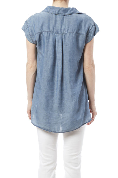 MIRACLEBODY  by Miraclesuit Womens Carrie Cap Sleeve Unlined Top Large Oasis