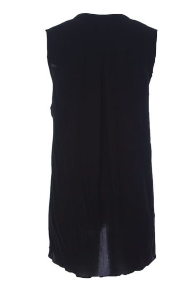 Miraclebody by Miraclesuit Women's Farah Print Cascade Top Sz Small Black