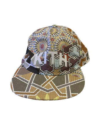 KITH Tile Multi 5 Panel Pinch Crown Seersucker Hat KH5718-1 One Size NWT