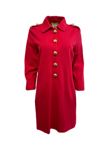 ELIZABETH MCKAY Women's Red Annapolis Dress #7076 M NWT