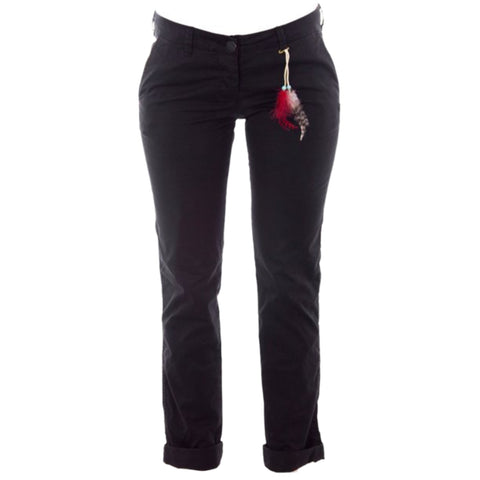 Maison Scotch Women's Black Lightweight Chinos Pants #788 30/32 NWT