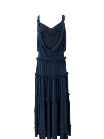 RICHARD CHAI Women's Blue Midnight Long Dress #8R12 NWT