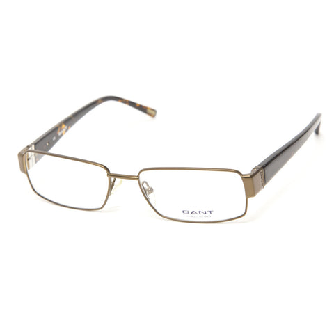 Gant Alberi Rectangular Eyeglass Frames 54mm - Satin Brown NEW