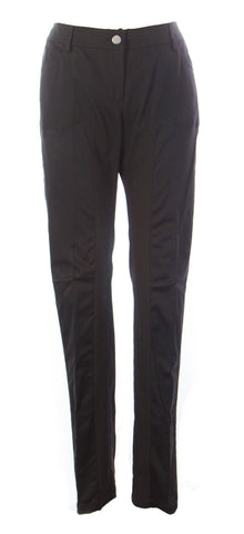 ANNA RACHELE Women's Textured Cotton Pants IT 46 Black