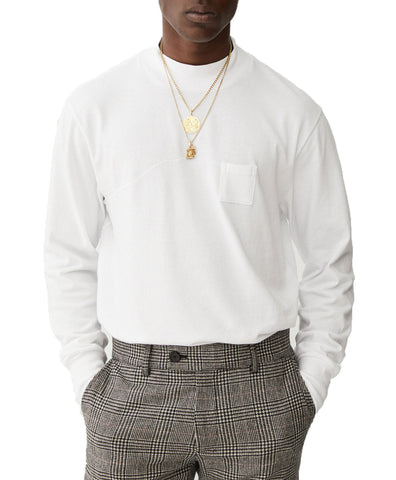 AIME LEON DORE Men's White Dimebag Long Sleeve T-Shirt Size X-Large NWT