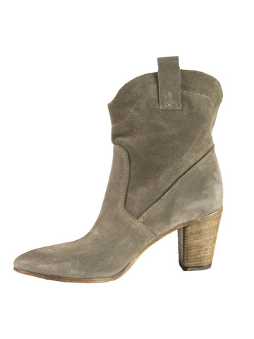 ALBERTO FERMANI Women's Seppia Suede Slouchy Chiara Ankle Boots