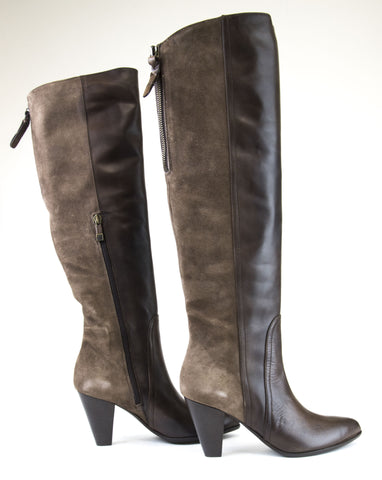 ALBERTO FERMANI Women's Brown Suede Lombardia Boots Size 5 NWD