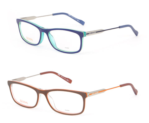 BOSS ORANGE Rectangular Eyeglass Frames 57mm B0230 $260 NEW