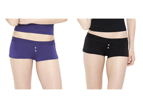 BeMe NYC Women's Essensuals Signature Boxers BMED10 $28 NWT