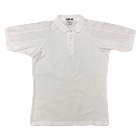 BOAST Men's White Panelled Sleeve Polo 153104003 $85 NEW