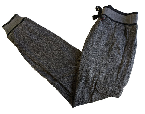 Benson Men's Charcoal Jacquard Jogger Pants DK08 Size Large NWT