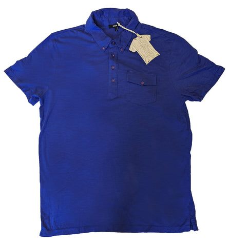 Benson Men's Dark Purple 4 Button Short Sleeve Polo SBP06 Size L NWT