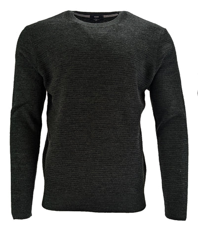 Benson Men's Green Wool Crew Neck Sweater WW01 Size Large NWT