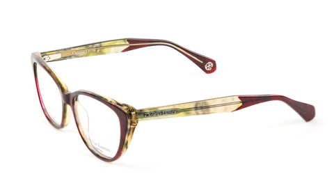 Christian LaCroix Cateye Eyeglass Frames CL1056 51mm Burgundy