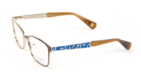 Christian LaCroix Metal Rim Eyeglass Frames CL3050 54mm Mahogany