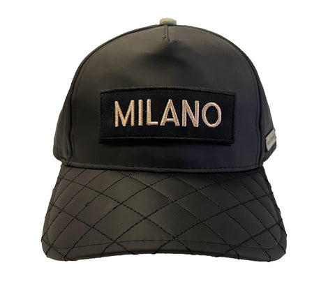MILANO IS NOT THE SAME WITHOUT ME Black Calcio Tux Cap OS NEW