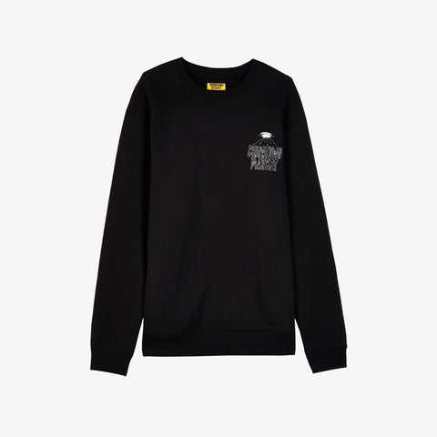 Chinatown Market Men's Black UFO Long Sleeve Sweatshirt $90 Rare NWT