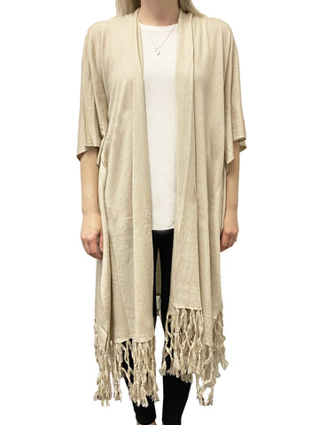 ROBERTA ROLLER RABBIT Women's Sandstone Cuba Cardigan One Size $185 NEW