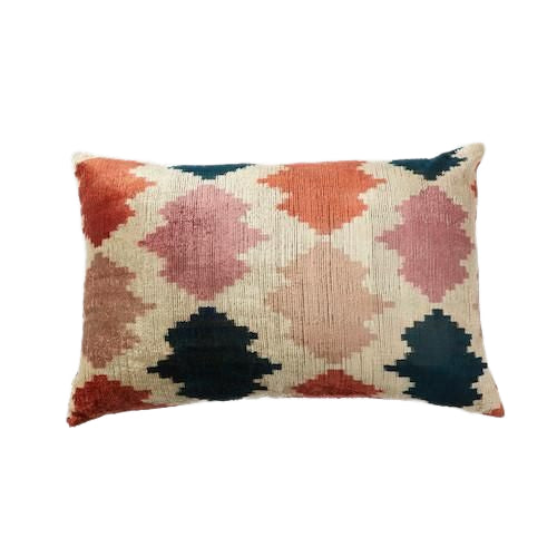 Cultiver 16x24 Silk Velvet Cushion Sevda Print NWOT