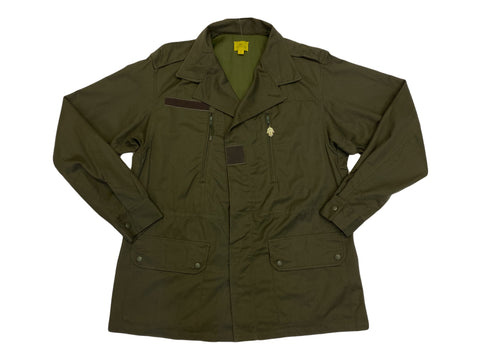 ROBERTA ROLLER RABBIT Women's Olive Embroidered Army Jacket $275 NEW