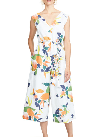 ROBERTA ROLLER RABBIT Women's Multi Fruit Tamou Jumpsuit Sz S $248 NEW