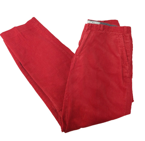 GANT Men's Smoothie Red Old Ivy Cord Pants 201103 Size 34 NWT