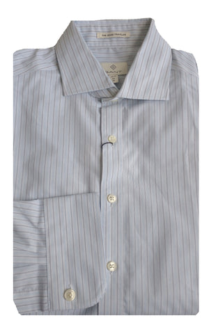 GANT DIAMOND G Men's Hamptons Blue Stretch Fitted Broadcloth 3050906 Sz 40 NWT