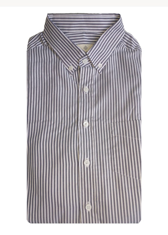 GANT DIAMOND G Men's Black Textured Stripe Fitted Shirt 362502 Size Medium NWT