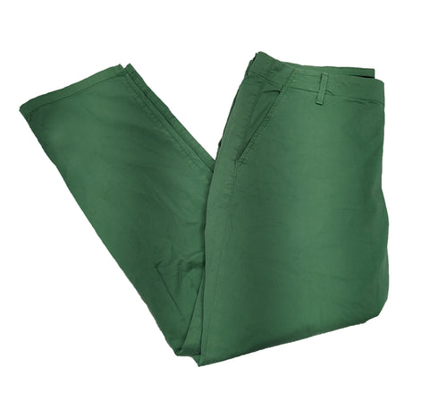 GANT Women's Kiwi Green Classic Washed Cropped Chinos $188 NWT