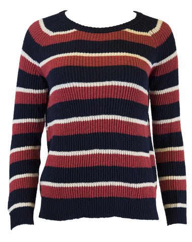 GANT RUGGER Women's Navy Stripe-O-Rama Sweater 488809 Size S $175 NWT