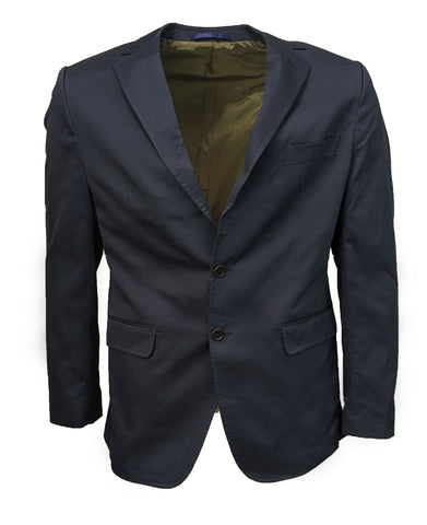 GANT Men's Navy Cotton Twill Blazer 76508 Size 52 $495 NWT