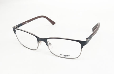 GANT Men's Metal G112 Eyeglass Frames 55-17-145 -Satin Black NEW