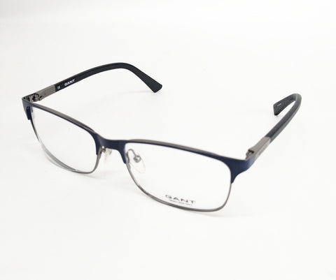 GANT Men's Metal G112 Eyeglass Frames 55-17-145 -Satin Navy NEW