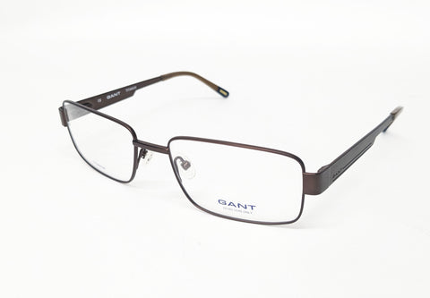 GANT Men's Full Frames G3013 Eyeglass Frames 53-18-145 -Satin Brown NEW
