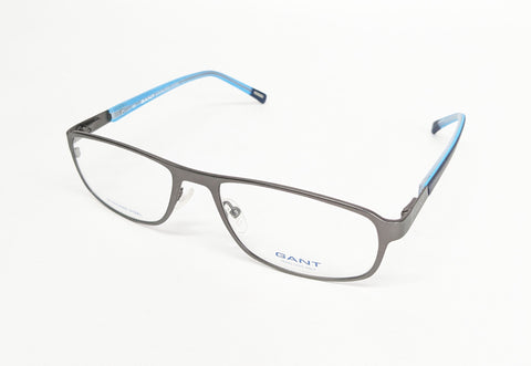 GANT Men's Satin Gunmetal G3033 Eyeglass Frames 56-18-140 NEW