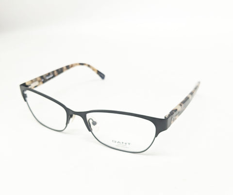 GANT Women's Metal Addy Eyeglass Frames 54-17-135 -Satin Black NEW