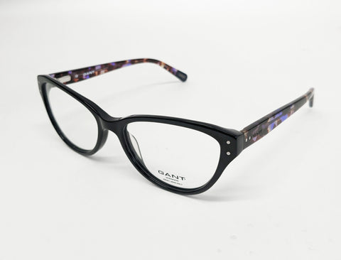 GANT Women's Cateye Lulu Eyeglass Frames 53-16-135 -Black NEW