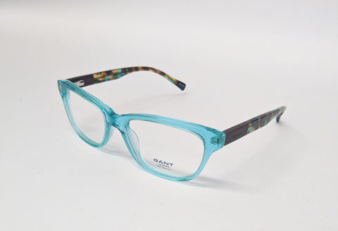 GANT Women's GW4005 Cateye Eyeglass Frames 51-16-140- Aqua NEW