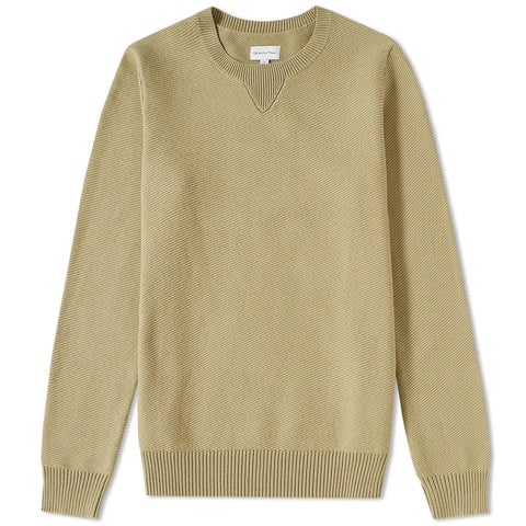 Gant Rugger Men's Twill Textured Crew (84235), Pale Aloe Vera, Medium