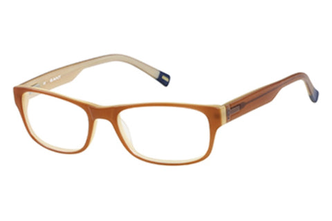 GANT Men's Rectangular G3004 Eyeglass Frames 53-17-145 -Matte Brown NEW