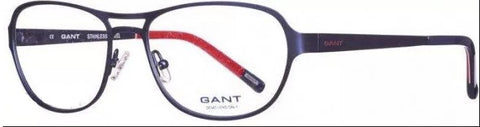 GANT Men's Satin Navy Aviator G3035 Eyeglass Frames 56-17-145 NEW