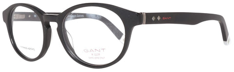 GANT RUGGER Men's Round GR103 Eyeglass Frames 48-17-145 -Matte Black NEW