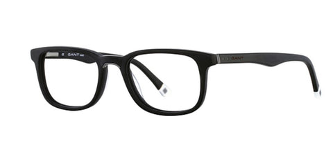 GANT  RUGGER Men's GR5003 Sqaure Eyeglass Frames 50-19-145 -Black NEW