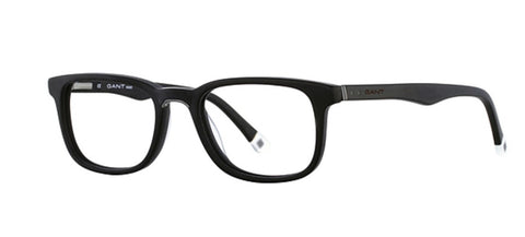 GANT RUGGER Men's GR5003 Sqaure Eyeglass Frames 50-19-145 -Black NEW