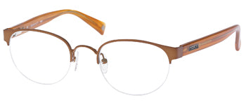 GANT RUGGER GR Tilden Round Metal Eyeglass Frames 49-20-140 -Satin Brown NEW