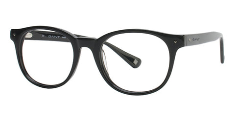 GANT Rugger Men's GR Utica Round Eyeglass Frames 49-19-145 -Black NEW