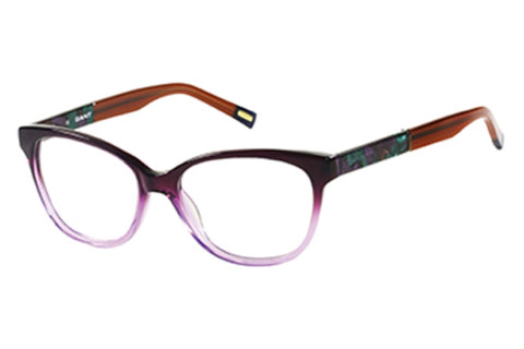 GANT Women's Oval GW4007 Eyeglass Frames 54-15-135 -Purple NEW