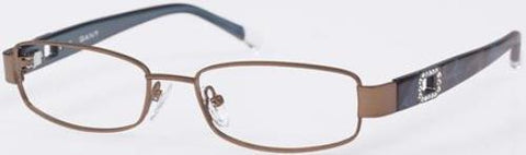 GANT Women's Metal Perth Eyeglass Frames 52-16-135 -Satin Brown NEW