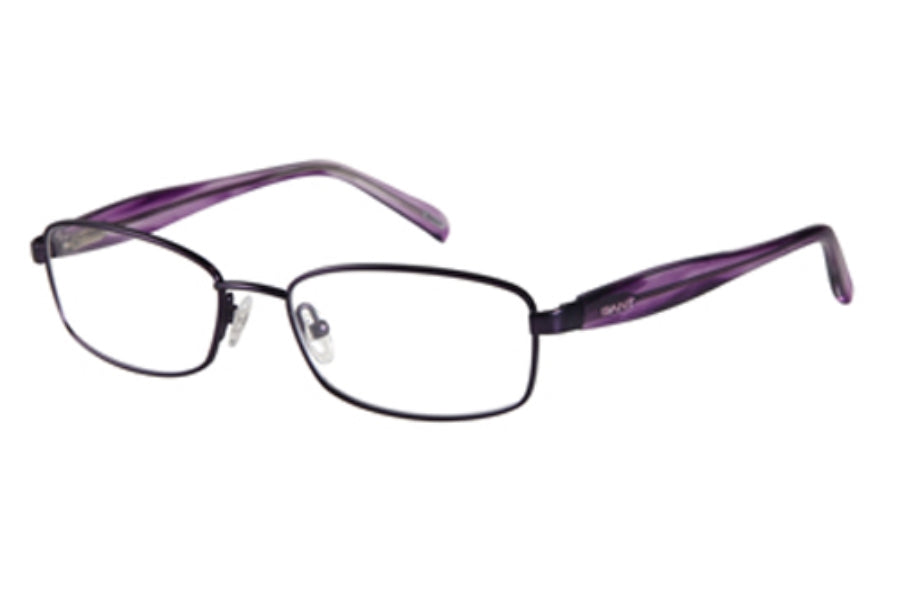 GANT Women's Rectangular Prim Eyeglass Frames 52-17-135 -Satin Purple NEW